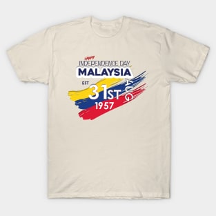 Happy Independence Day Celebration Malaysia T-Shirt